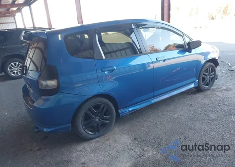 2007 Honda Fit Sport from USA, damaged, VIN JHMGD38607S003801